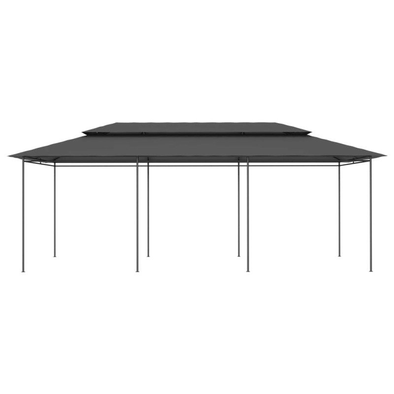 vidaXL Altánok antracitový 600x298x270 cm