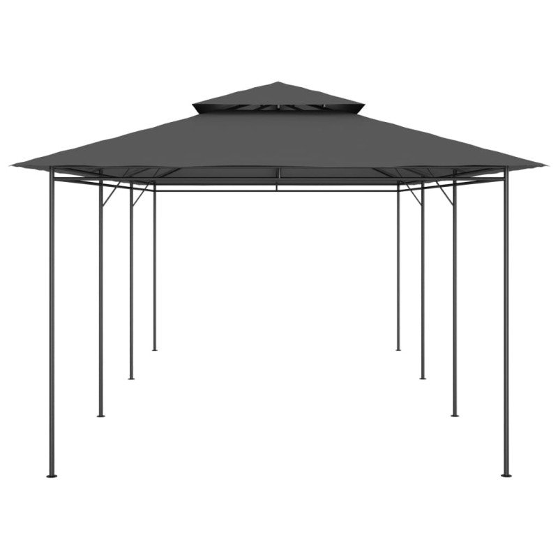 vidaXL Altánok antracitový 600x298x270 cm