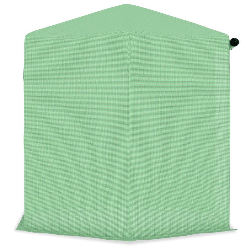 vidaXL Skleník s policami 227x223 cm oceľový