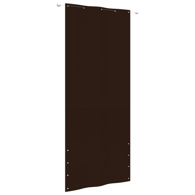 vidaXL Balkónová markíza hnedá 100x240 cm oxfordská látka