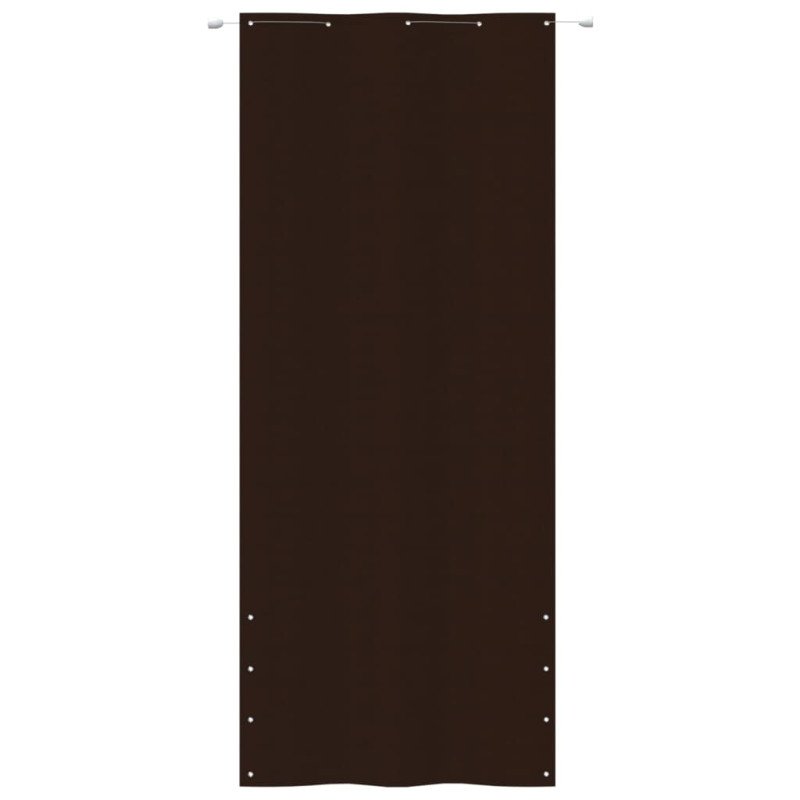vidaXL Balkónová markíza hnedá 100x240 cm oxfordská látka
