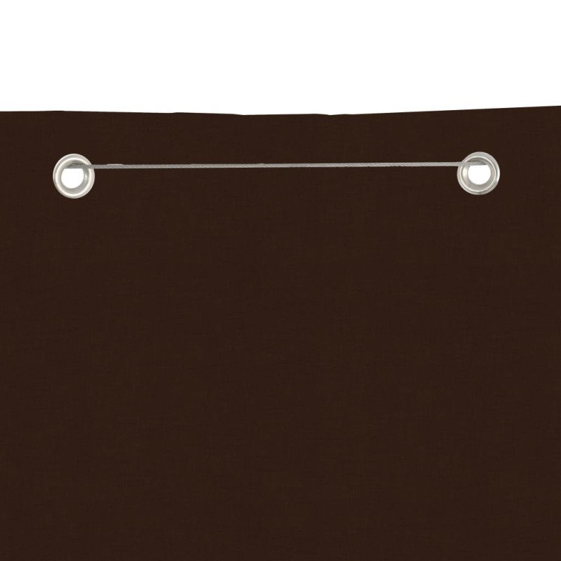 vidaXL Balkónová markíza hnedá 100x240 cm oxfordská látka