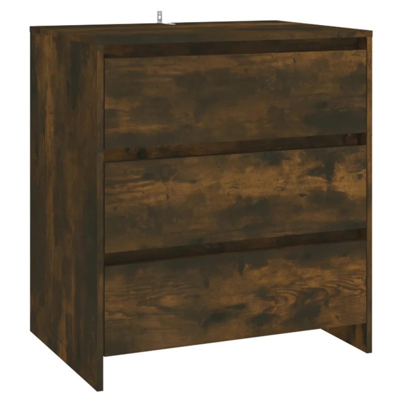 vidaXL Komoda dymový dub 70x41x75 cm drevotrieska