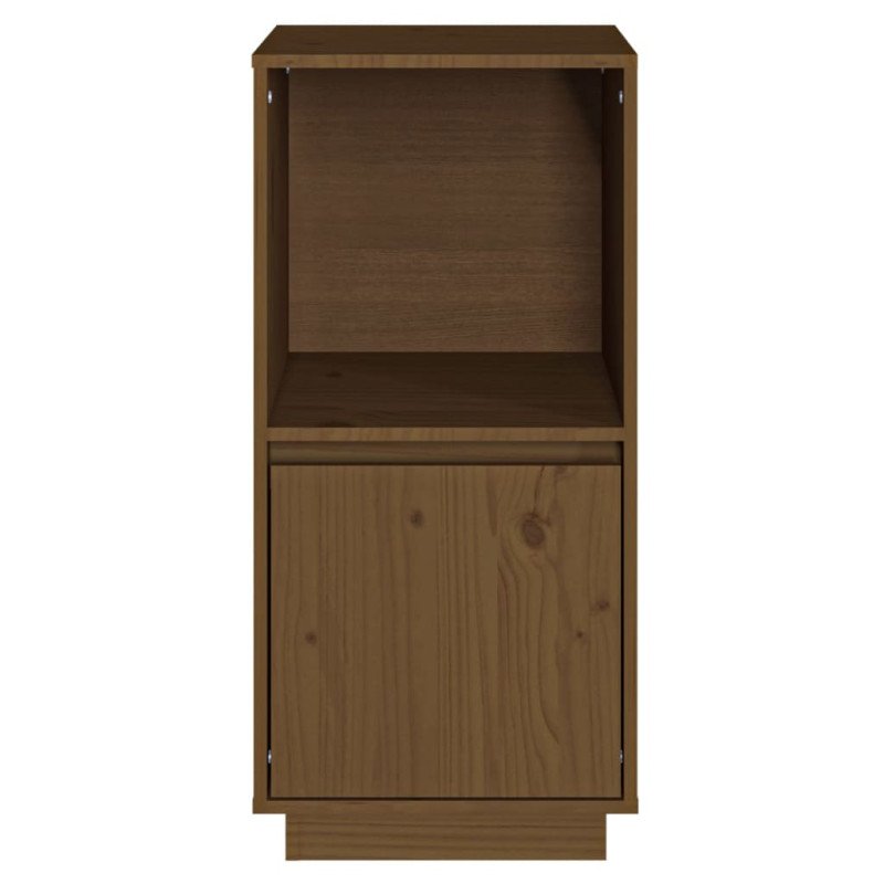 vidaXL Komoda medovo-hnedá 38x35x80 cm masívne borovicové drevo