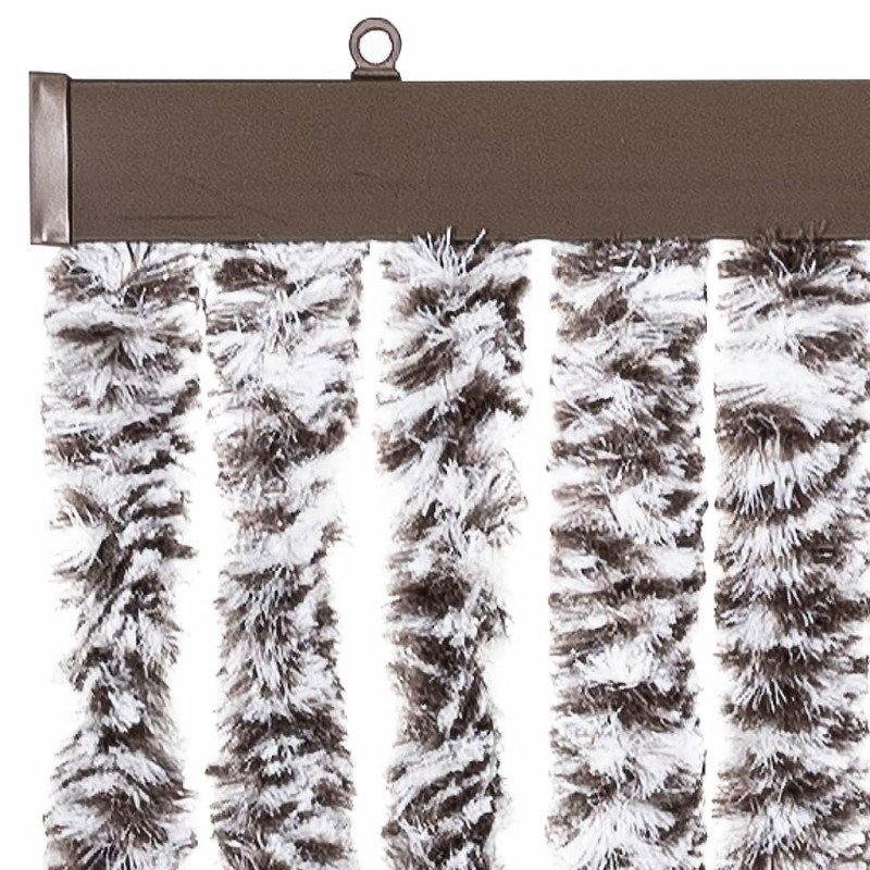 vidaXL Záves proti hmyzu, hnedý a béžový 90x200 cm, ženilka