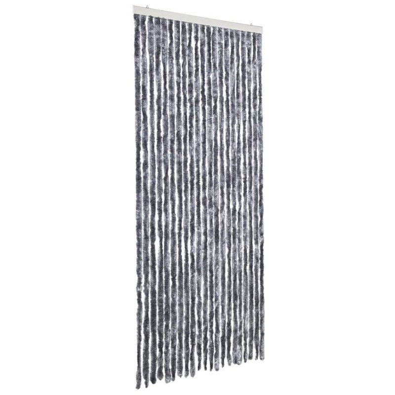 vidaXL Záves proti hmyzu, strieborný 90x200 cm, ženilka