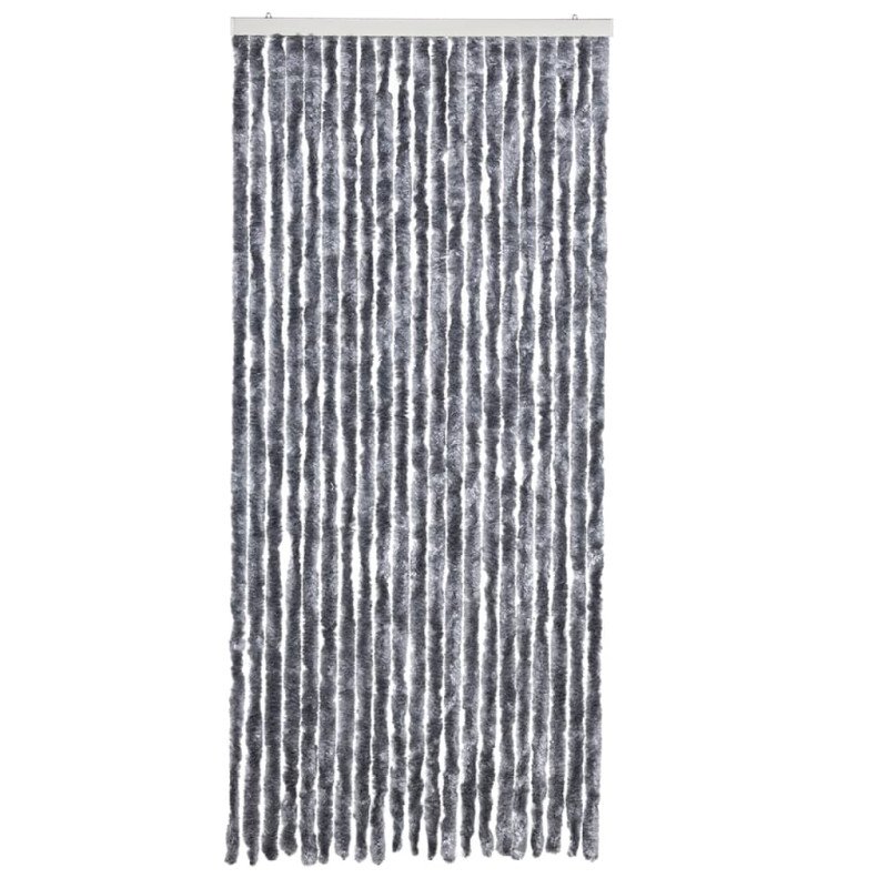 vidaXL Záves proti hmyzu, strieborný 90x200 cm, ženilka