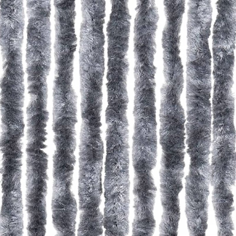 vidaXL Záves proti hmyzu, strieborný 90x200 cm, ženilka