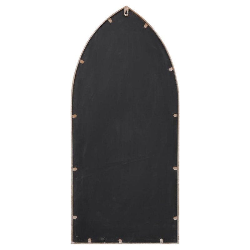 vidaXL Záhradné zrkadlo pieskové 100x45 cm exteriérové železo