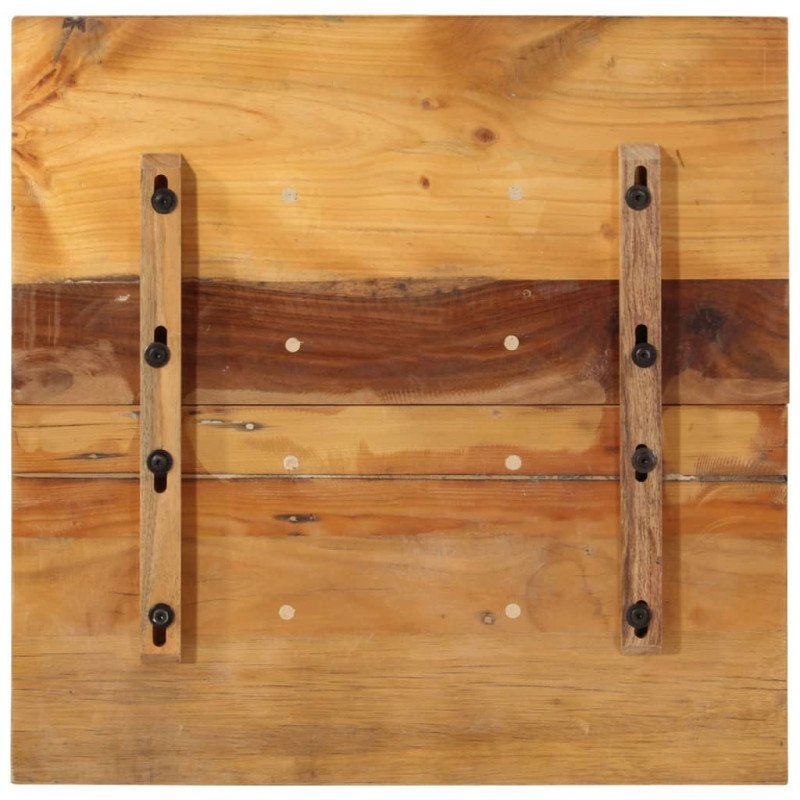 vidaXL Štvorcová stolová doska 60x60 cm, 15-16 mm, recyklovaný masív