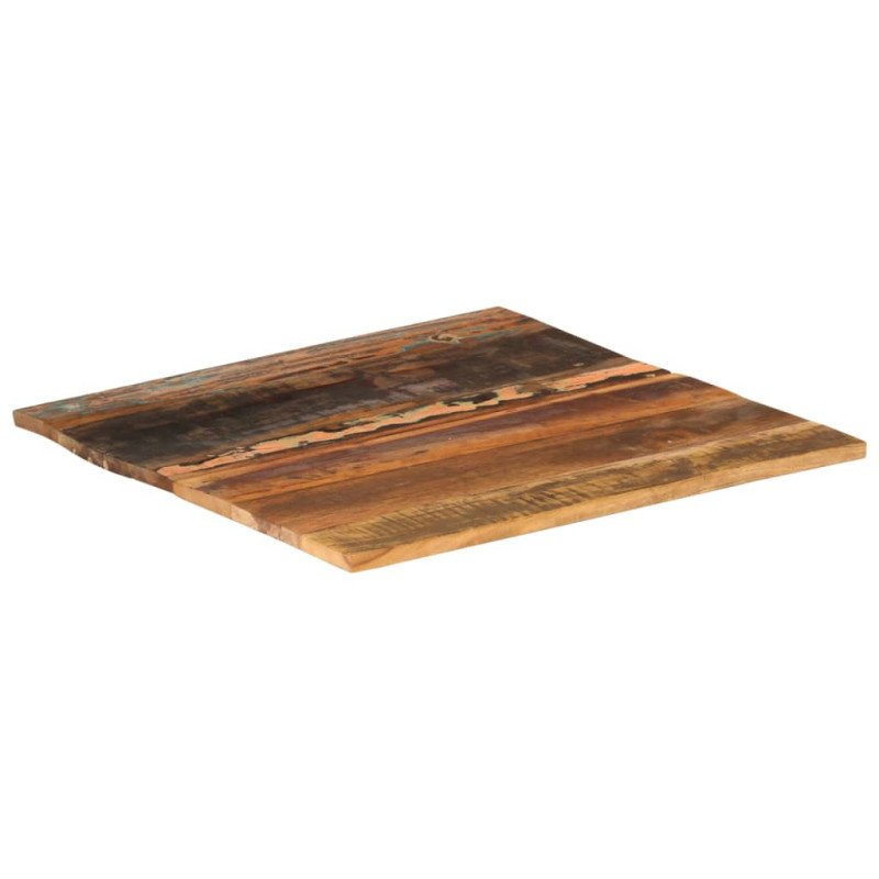 vidaXL Štvorcová stolová doska 60x60 cm, 15-16 mm, recyklovaný masív