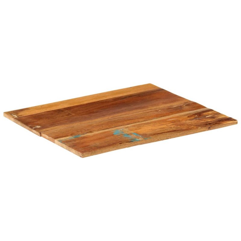 vidaXL Štvorcová stolová doska 60x60 cm, 15-16 mm, recyklovaný masív