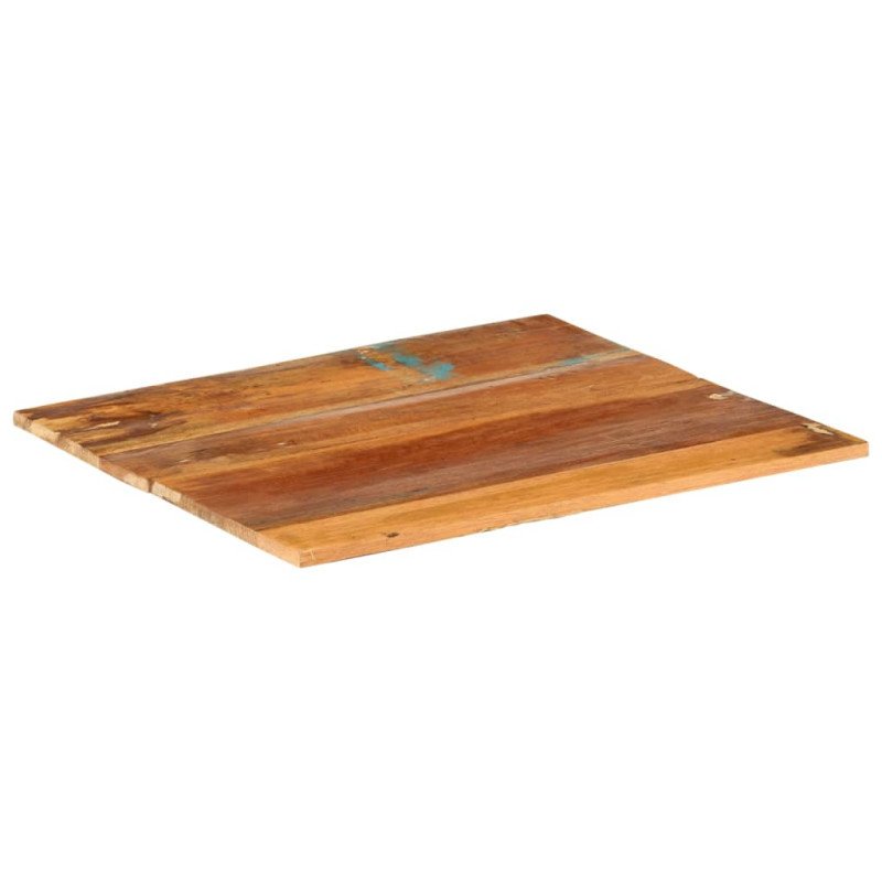vidaXL Štvorcová stolová doska 60x60 cm, 15-16 mm, recyklovaný masív