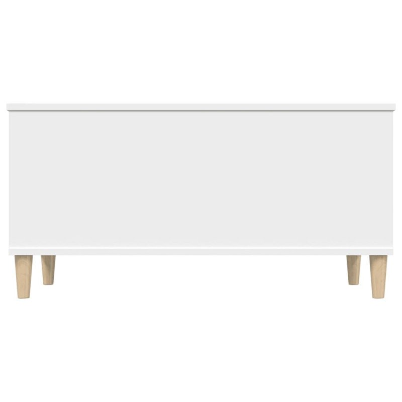 vidaXL Konferenčný stolík biely 90x44,5x45 cm spracované drevo