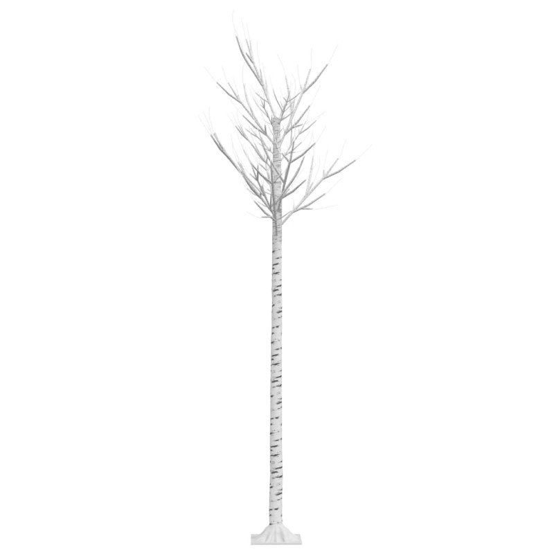vidaXL Vianočný stromček/vŕba 200 LED 2,2 m, farebná, dovnútra/von