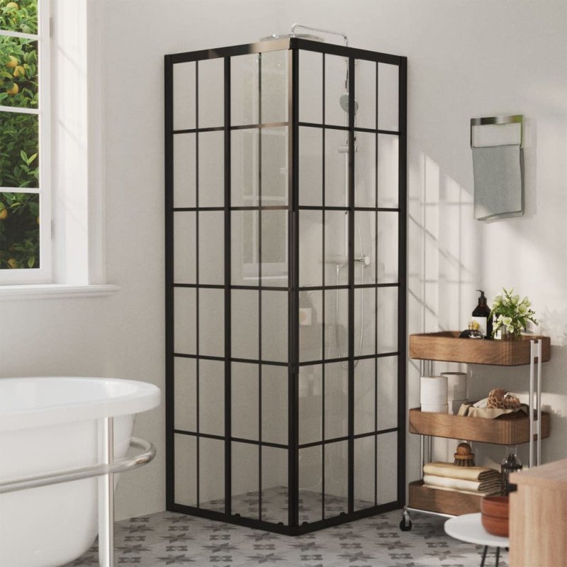 vidaXL Sprchový kút ESG 70x70x180 cm