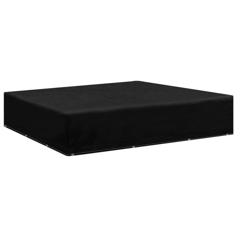vidaXL Ochranné obaly na záhradný nábytok 2 ks 250x250x70 cm 12 očiek
