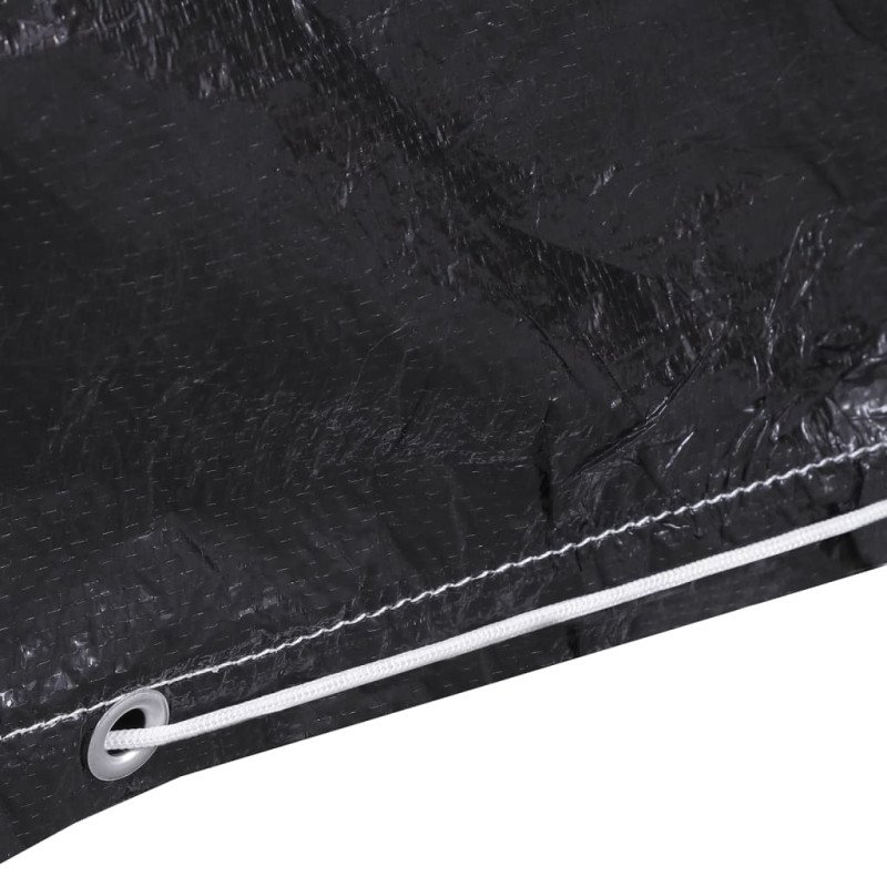 vidaXL Ochranné obaly na záhradný nábytok 2 ks 250x250x70 cm 12 očiek