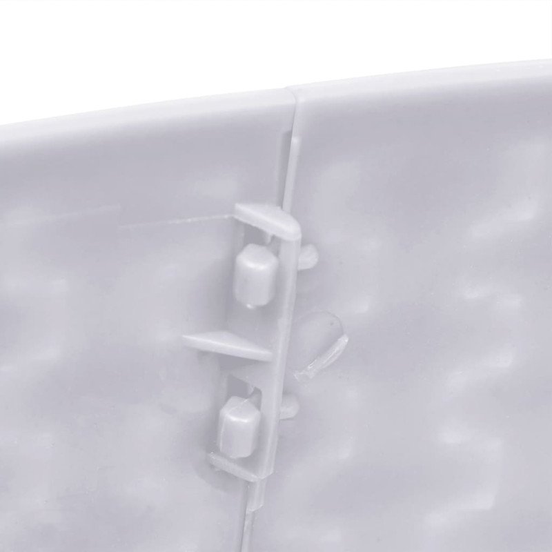 vidaXL Spodný kryt na vianočný stromček biely Ø 54x19,5 cm