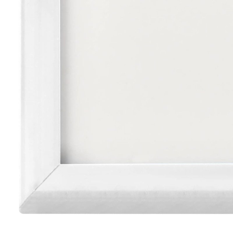vidaXL Fotorámiky na stenu alebo stôl 3 ks biela 21x29,7 cm MDF