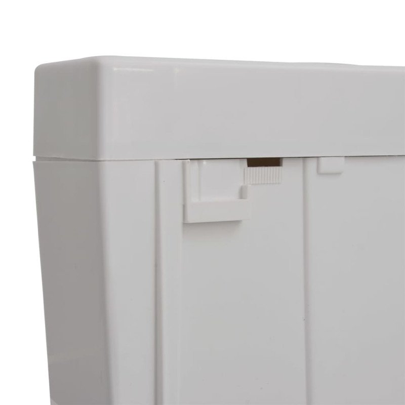 vidaXL WC nádržka so spodným prívodom vody 3/6 l, sivá