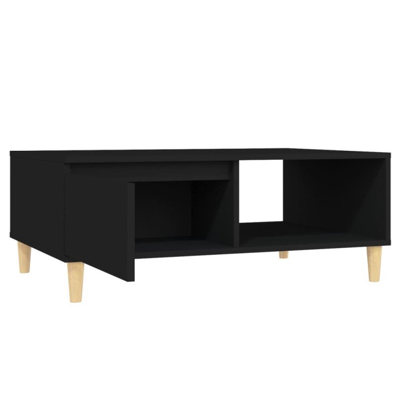 vidaXL Konferenčný stolík čierny 90x60x35 cm drevotrieska