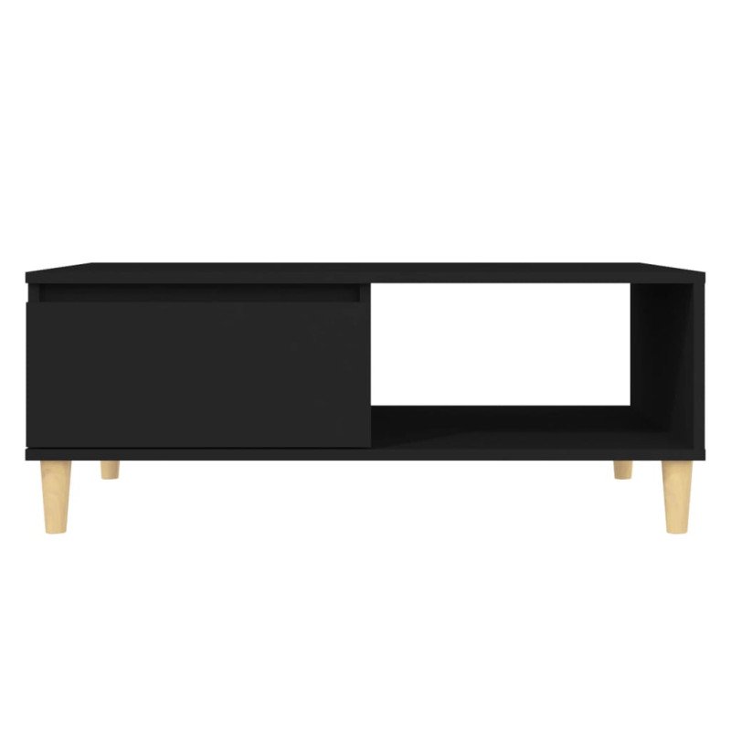 vidaXL Konferenčný stolík čierny 90x60x35 cm drevotrieska