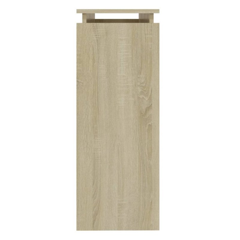 vidaXL Konzolový stolík dub sonoma 102x30x80 cm drevotrieska