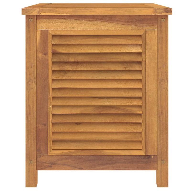 vidaXL Záhradný úložný box s vreckom 60x50x5 cm masívny teak