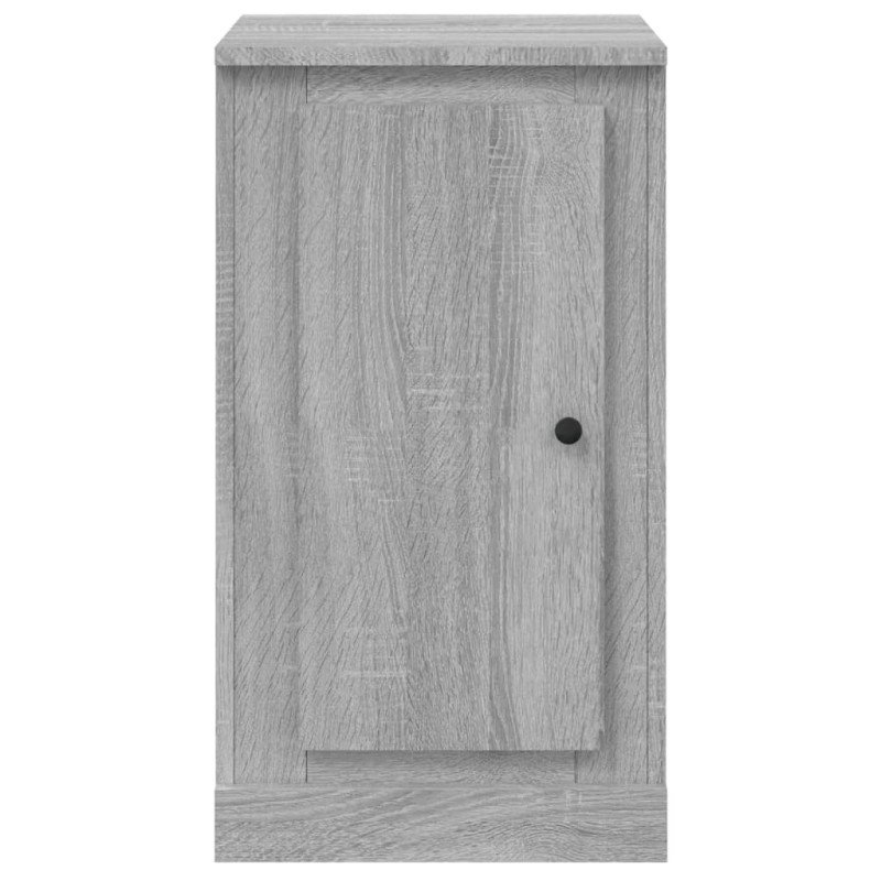 vidaXL Komody 2 ks sivý dub sonoma 37,5x35,5x67,5 cm kompozitné drevo