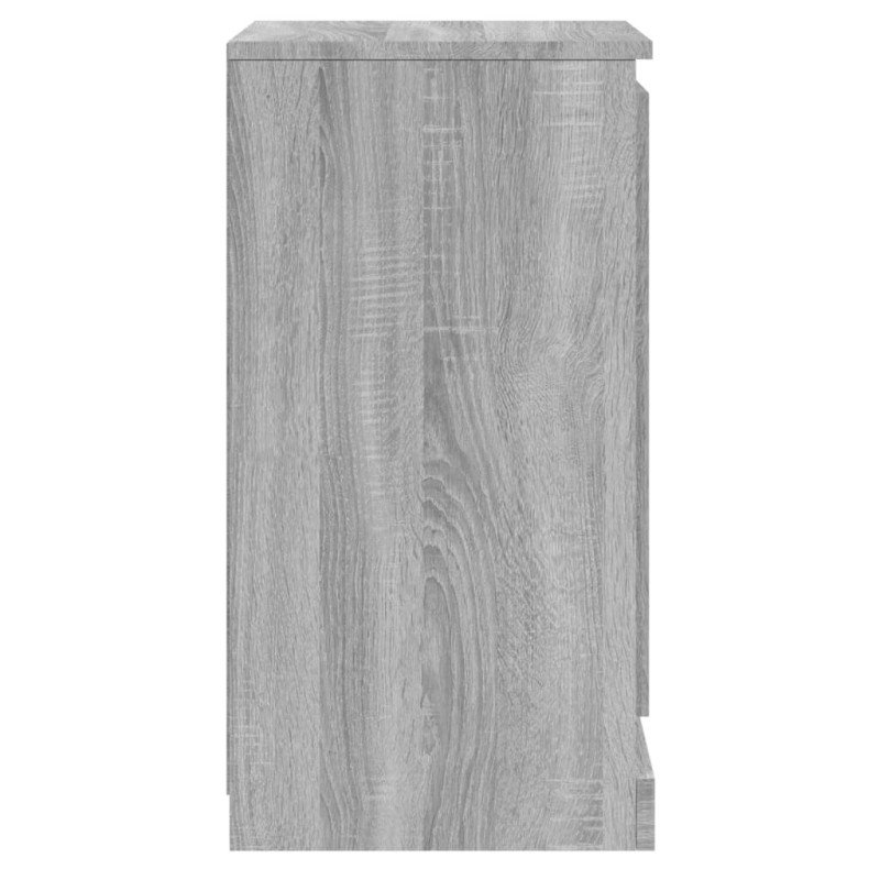 vidaXL Komody 2 ks sivý dub sonoma 37,5x35,5x67,5 cm kompozitné drevo