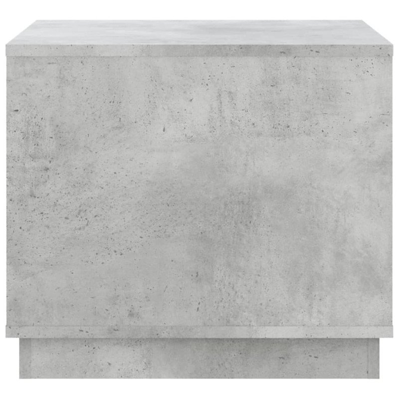vidaXL Konferenčný stolík betónový sivý 51x50x44 cm spracované drevo