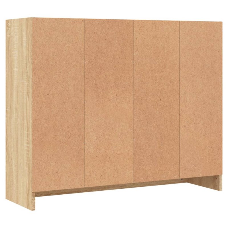 vidaXL Komoda dub sonoma 91x28x75 cm kompozitné drevo