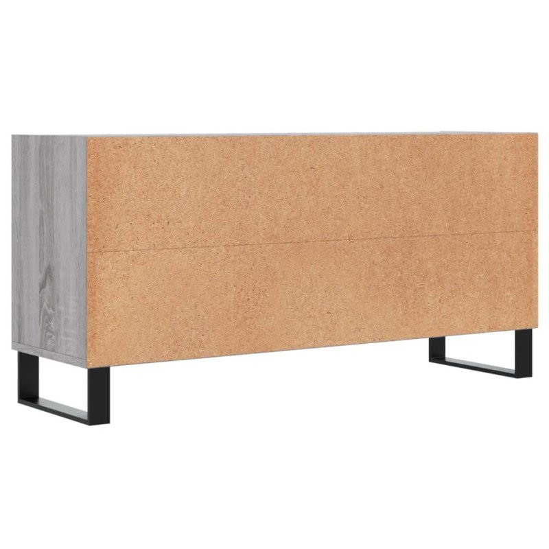 vidaXL TV skrinka sivý dub sonoma 103,5x30x50 cm spracované drevo
