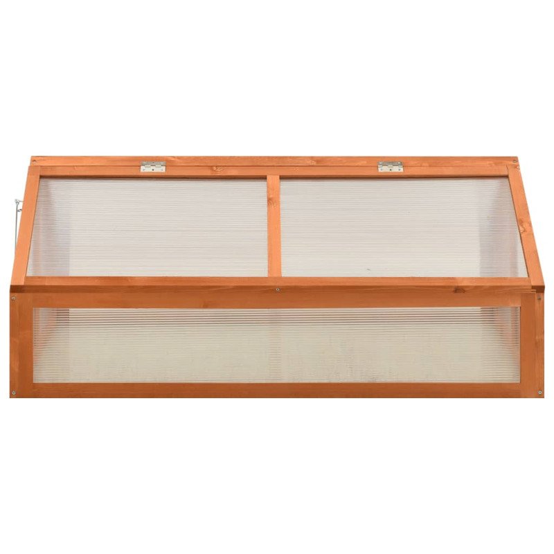 vidaXL Skleník 120x80x50 cm jedľové drevo