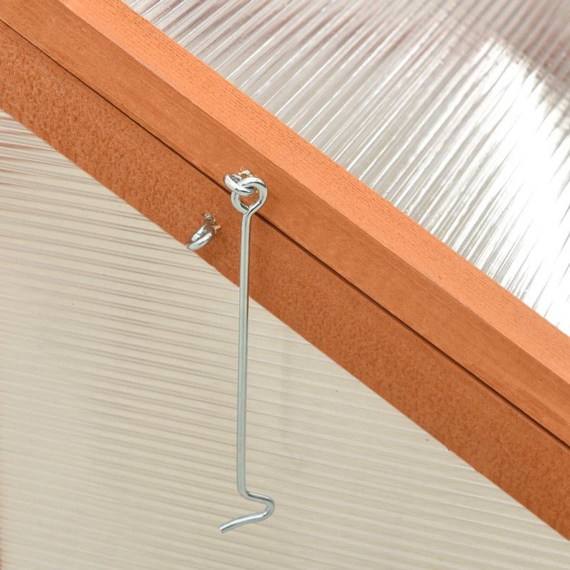 vidaXL Skleník 120x80x50 cm jedľové drevo