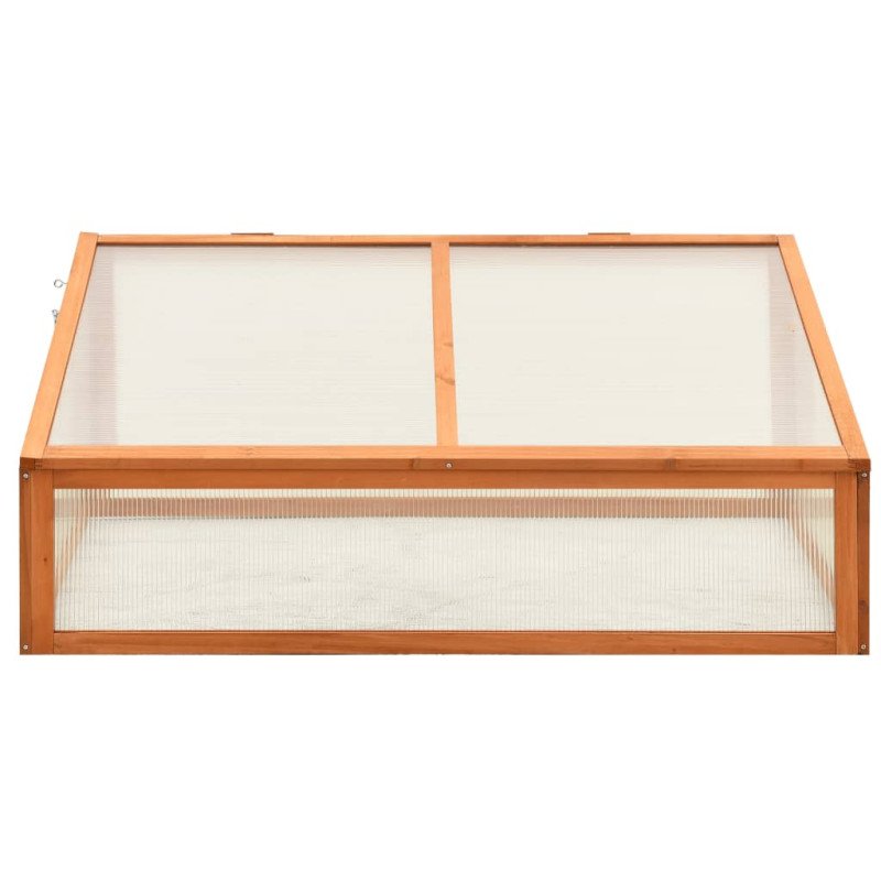 vidaXL Skleník 100x65x40 cm jedľové drevo