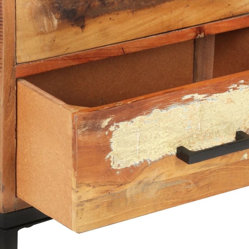 vidaXL Komoda 88x30x73 cm masívne recyklované drevo
