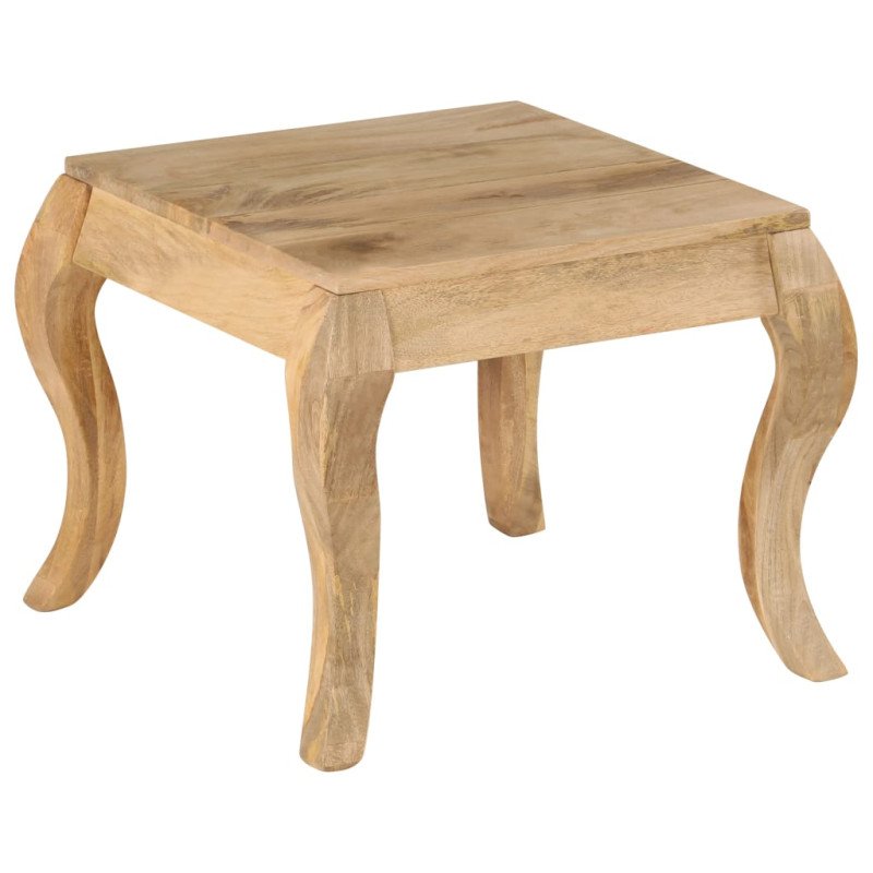 vidaXL Koncový stolík 45x45x40 cm masívne mangovníkové drevo