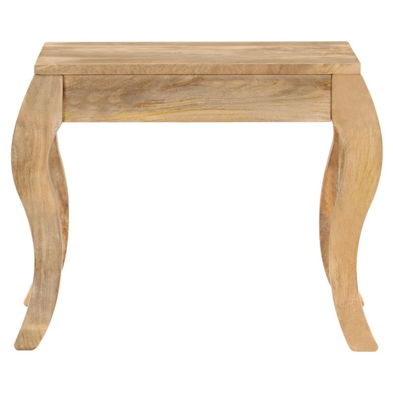 vidaXL Koncový stolík 45x45x40 cm masívne mangovníkové drevo