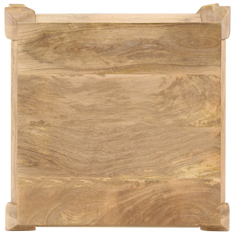 vidaXL Koncový stolík 45x45x40 cm masívne mangovníkové drevo