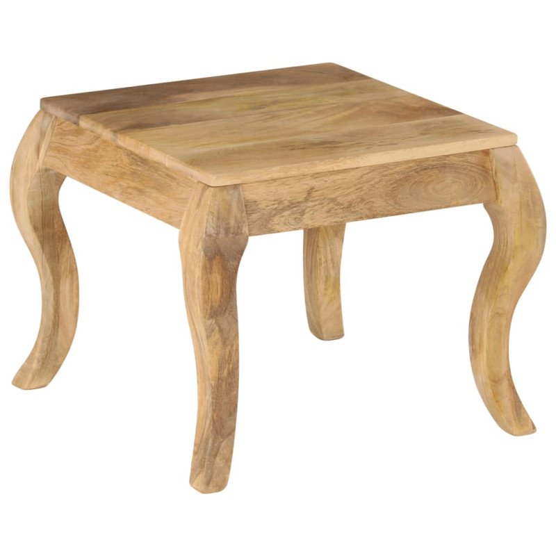 vidaXL Koncový stolík 45x45x40 cm masívne mangovníkové drevo