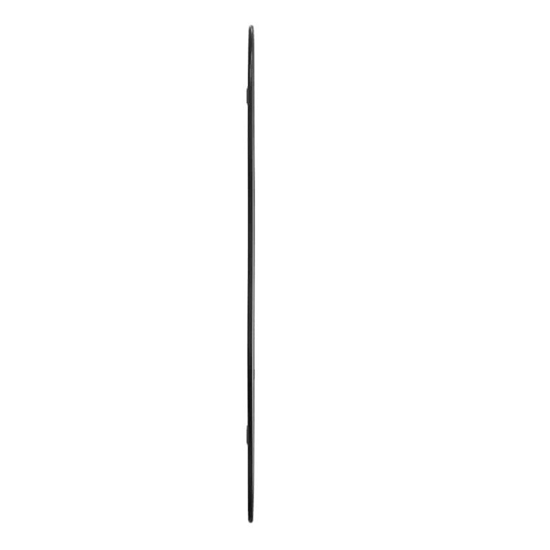 vidaXL Nástenné zrkadlo čierne 60x25 cm
