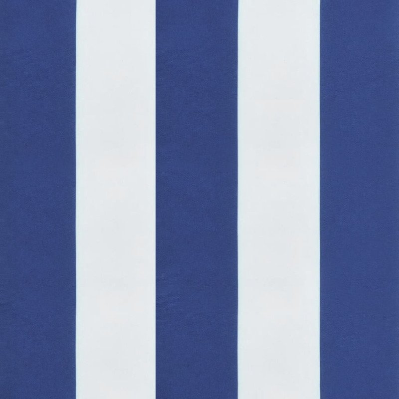 vidaXL Podušky na záhr. stoličku 6ks modro-biele pruhy 40x40x3cm látka