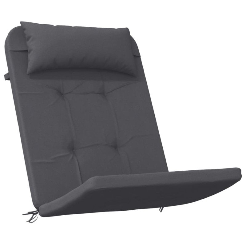 vidaXL Podušky na stoličky Adirondack 2 ks antracitové oxfordská látka