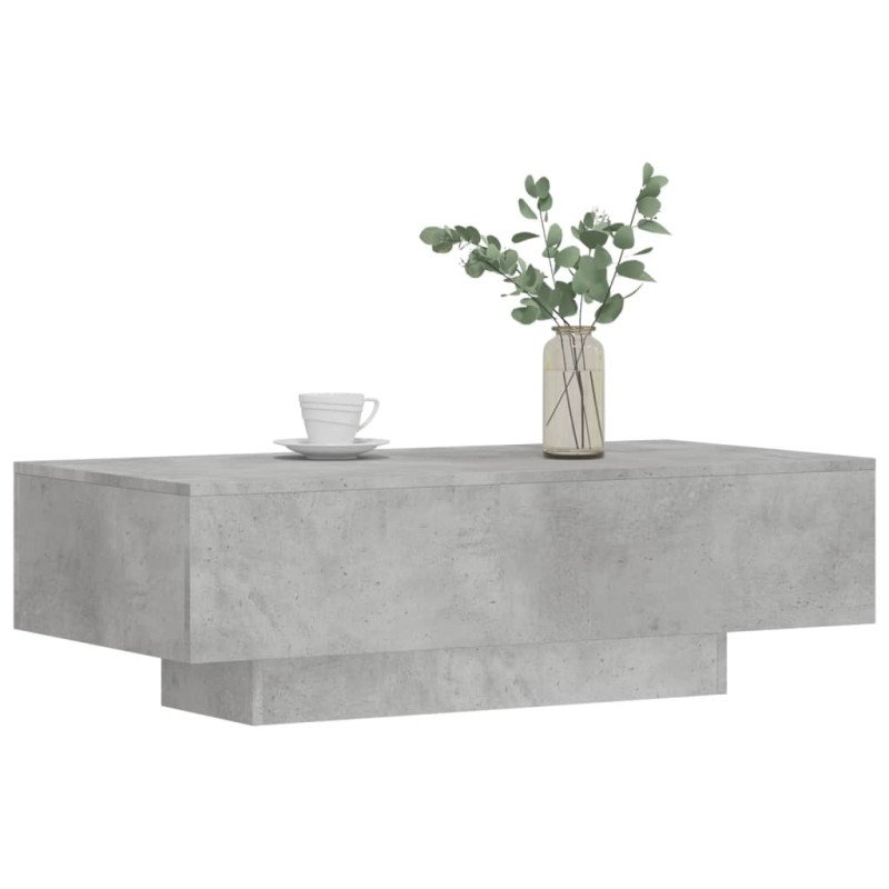 vidaXL Konferenčný stolík betónovosivý 100x49,5x31 cm kompozitné drevo