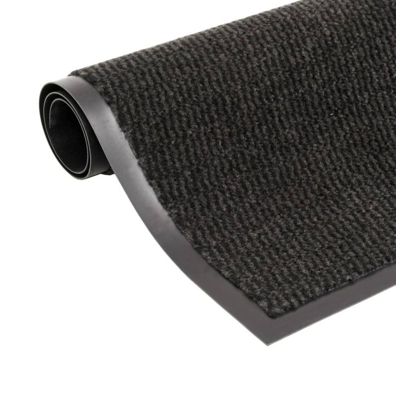 vidaXL Rohožky pred dvere 2 ks čierne 60x90 cm obdĺžnikové všívané