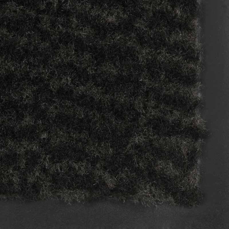 vidaXL Rohožky pred dvere 2 ks čierne 60x90 cm obdĺžnikové všívané