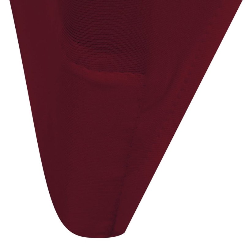 vidaXL Návleky na stoličku burgundy 18 ks naťahovacie