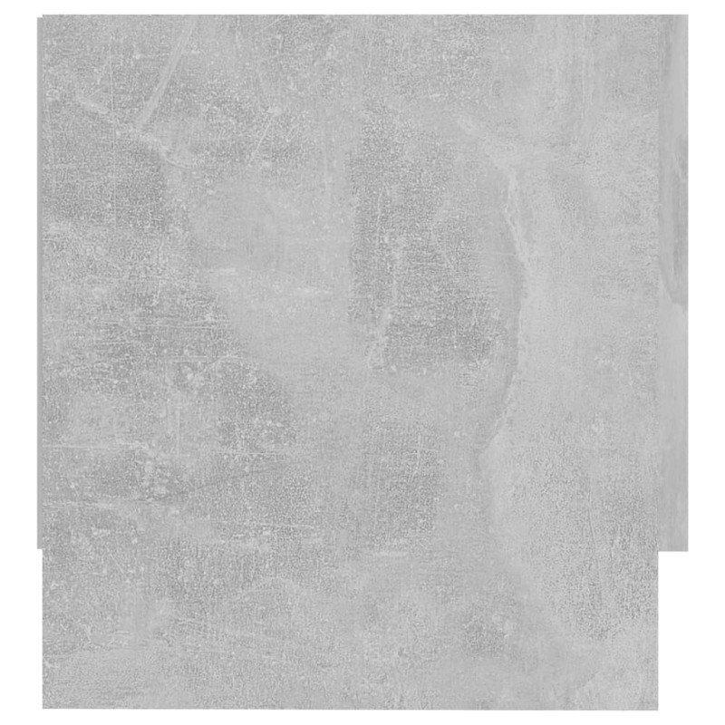 vidaXL Šatník betónovo-sivý 100x32,5x35 cm z drevotriesky 